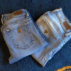 2 pairs of Guess jeans